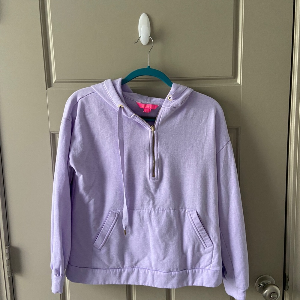 Lilly Pulitzer cropped hoodie